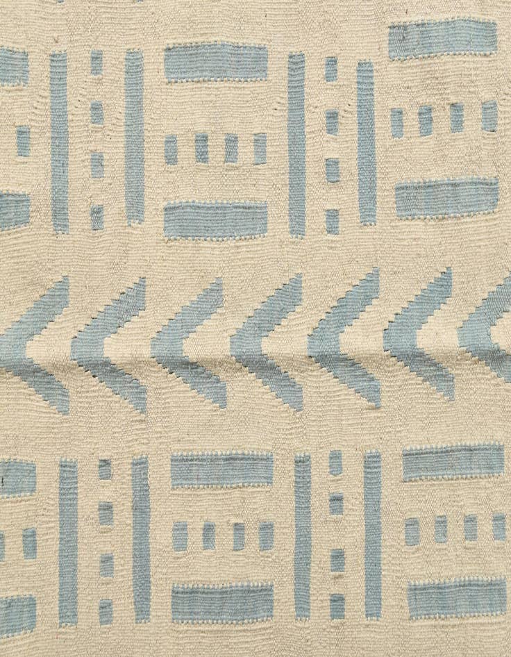 Detail image of  5' 3 x 6' 8  Hand Woven Kilim Modern Wool Rug