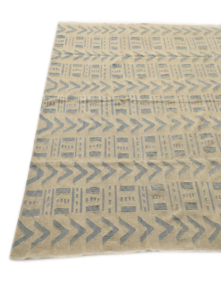 Detail image of  7' x 9' 4  Hand Woven Kilim Modern Wool Rug