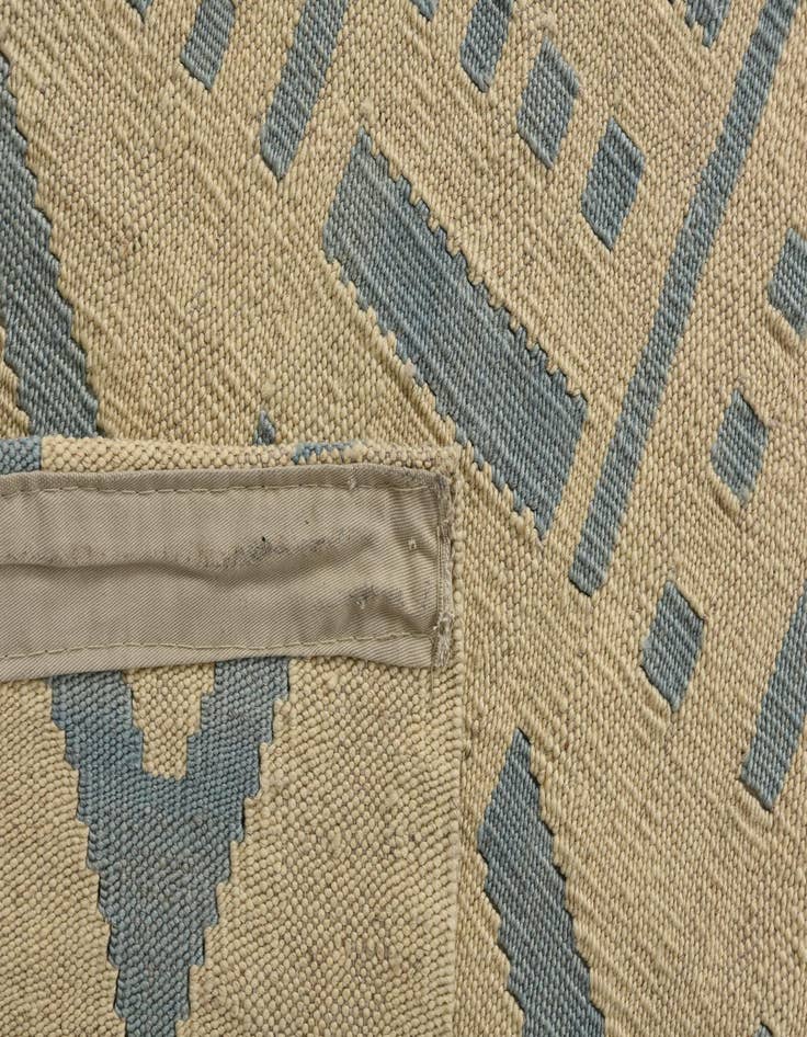 Detail image of  7' x 9' 4  Hand Woven Kilim Modern Wool Rug