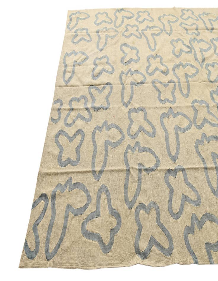 Detail image of  8' 2 x 9' 6  Hand Woven Kilim Modern Wool Rug