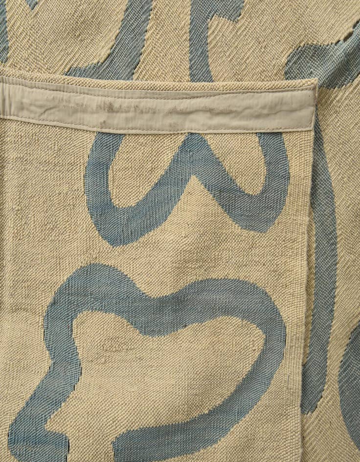 Detail image of  8' 2 x 9' 6  Hand Woven Kilim Modern Wool Rug