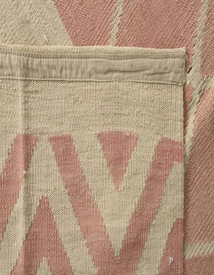 Detail image of  8' 6 x 10'  Hand Woven Kilim Modern Wool Rug