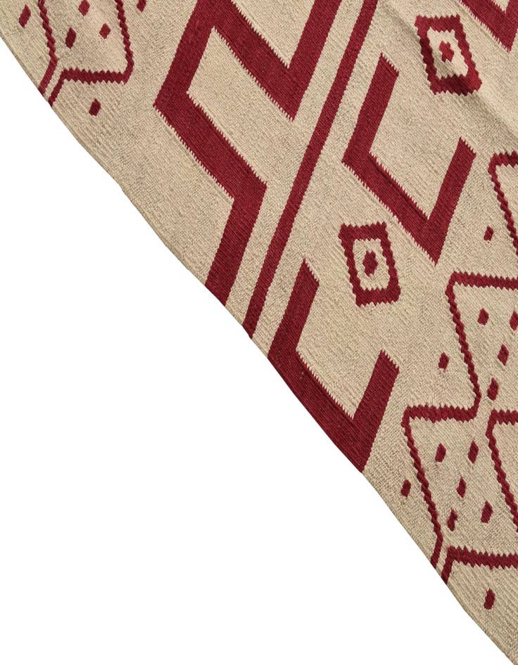 Detail image of  6' x 7' 9  Hand Woven Kilim Modern Wool Rug