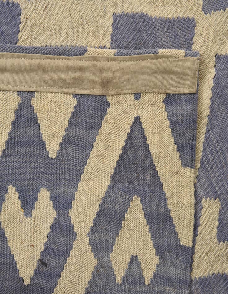 Detail image of  6' x 7' 8  Hand Woven Kilim Modern Wool Rug