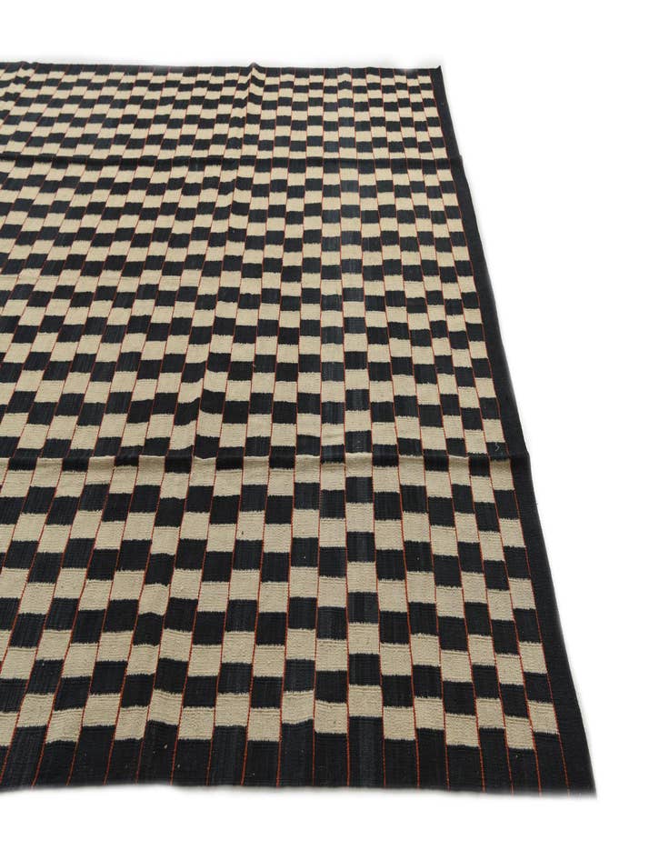 Detail image of  7' 10 x 9' 8  Hand Woven Kilim Modern Wool Rug