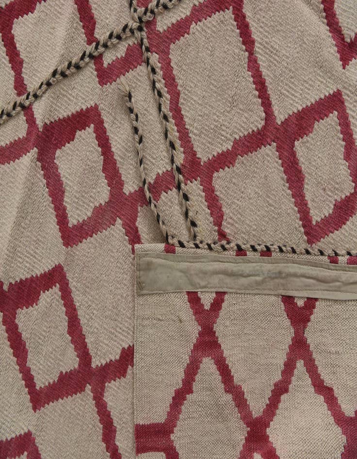Detail image of  8' 6 x 9' 7  Hand Woven Kilim Modern Wool Rug