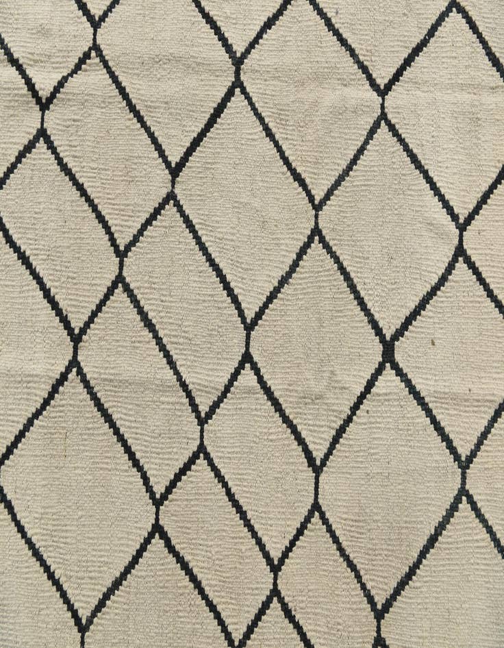 Detail image of  6' x 7' 3  Hand Woven Kilim Modern Wool Rug
