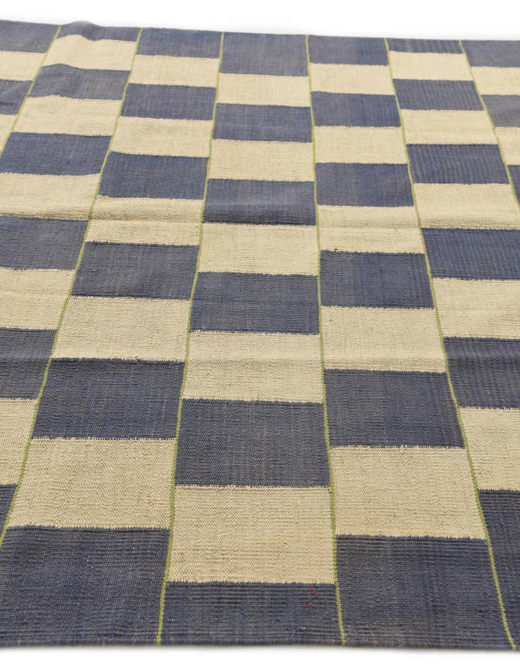 Detail image of  5' 10 x 7' 6  Hand Woven Kilim Modern Wool Rug