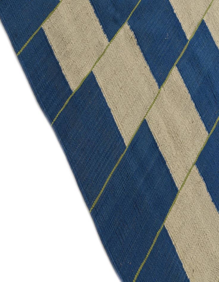 Detail image of  6' 4 x 7' 2  Hand Woven Kilim Modern Wool Rug