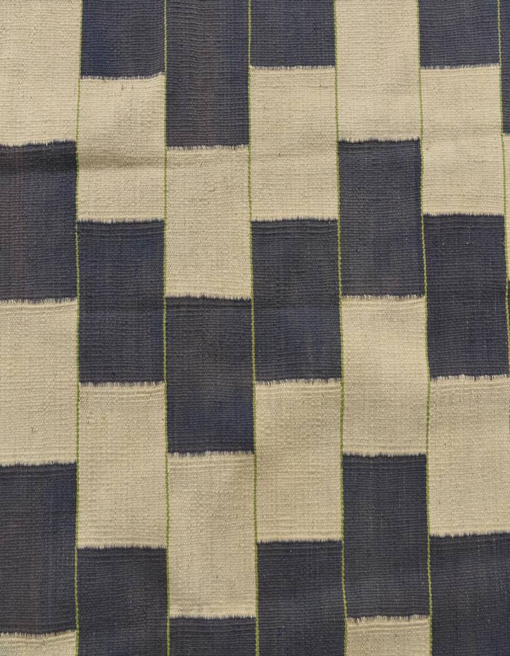 Detail image of  6' x 7' 6  Hand Woven Kilim Modern Wool Rug