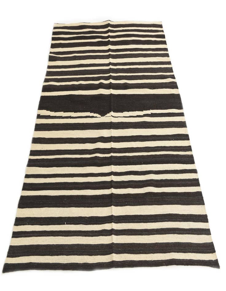 Detail image of  5' x 6' 5  Hand Woven Kilim Modern Wool Rug