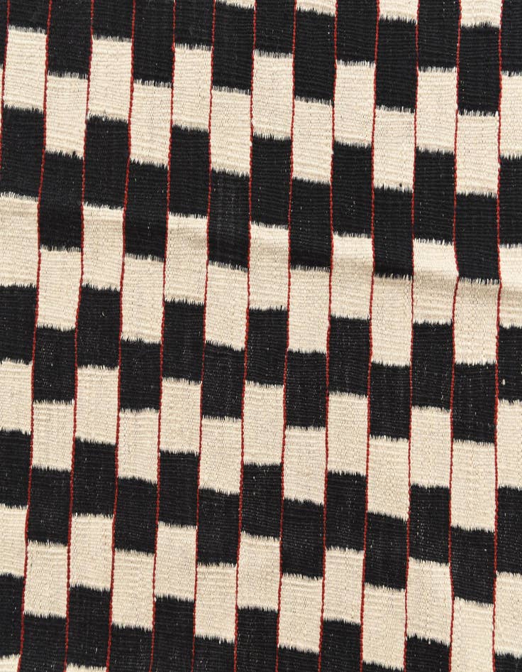Detail image of  5' x 6' 4  Hand Woven Kilim Modern Wool Rug