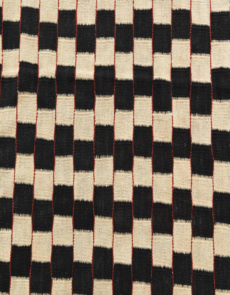Detail image of  5' 8 x 7' 6  Hand Woven Kilim Modern Wool Rug