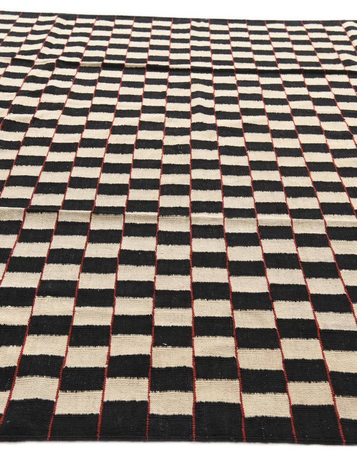 Detail image of  8' 4 x 11' 4  Hand Woven Kilim Modern Wool Rug