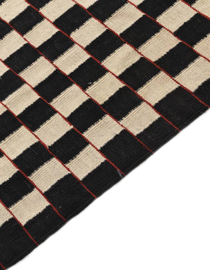 Detail image of  8' 4 x 11' 4  Hand Woven Kilim Modern Wool Rug