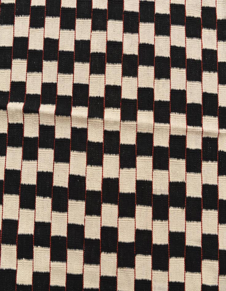 Detail image of  8' 4 x 11' 4  Hand Woven Kilim Modern Wool Rug