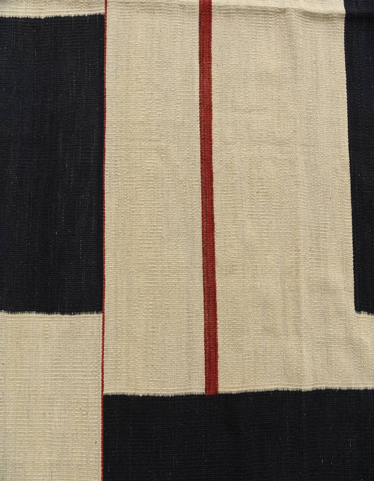 Detail image of  6' x 7' 8  Hand Woven Kilim Modern Wool Rug
