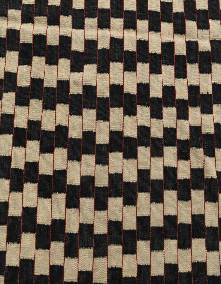 Detail image of  5' 8 x 7' 7  Hand Woven Kilim Modern Wool Rug