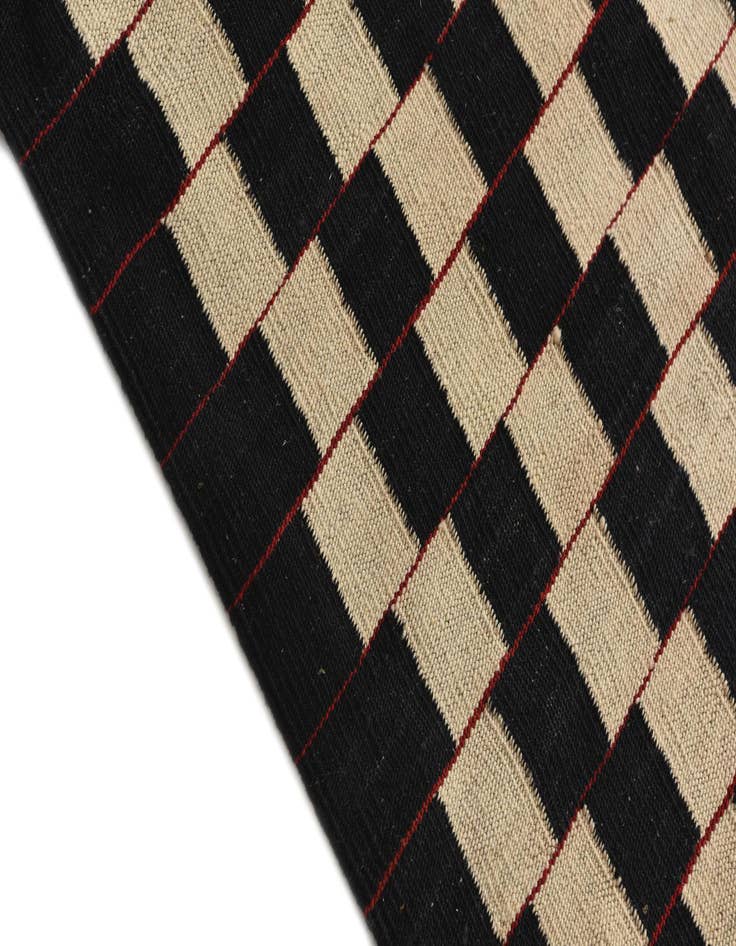 Detail image of  5' 8 x 7' 6  Hand Woven Kilim Modern Wool Rug