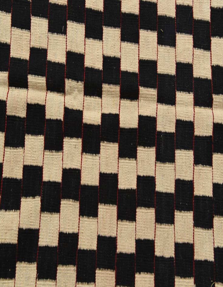 Detail image of  5' 8 x 7' 6  Hand Woven Kilim Modern Wool Rug