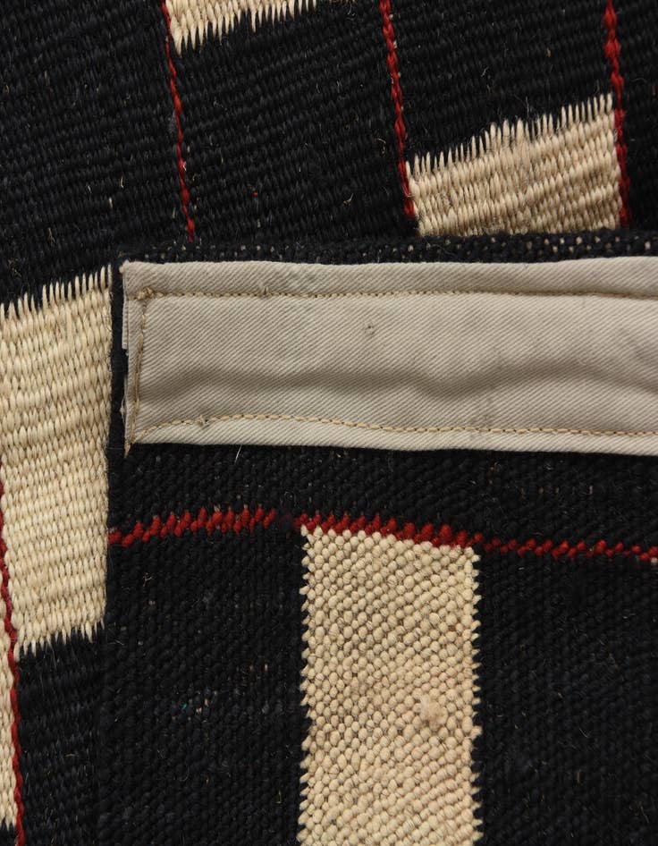Detail image of  5' 8 x 7' 6  Hand Woven Kilim Modern Wool Rug