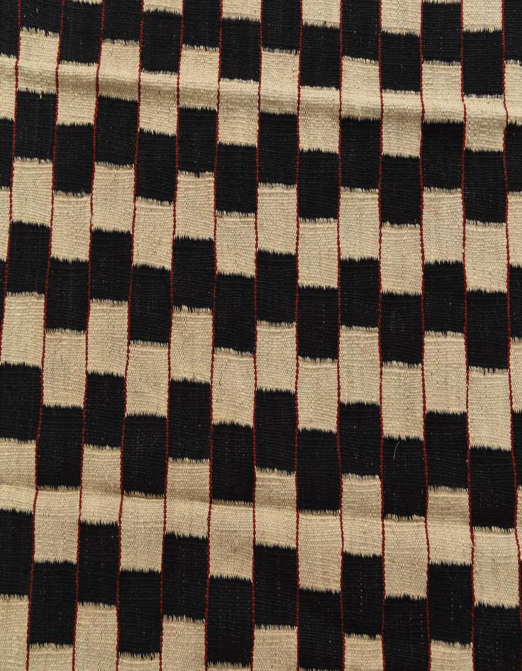Detail image of  5' x 6' 3  Hand Woven Kilim Modern Wool Rug