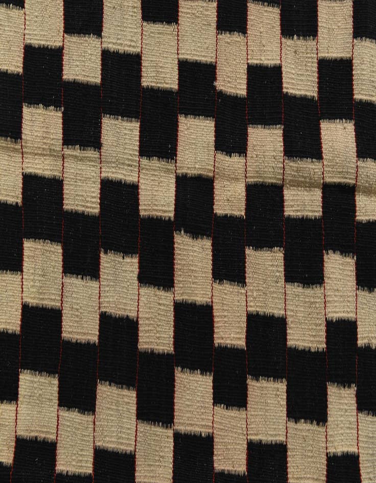 Detail image of  4' 2 x 5' 10  Hand Woven Kilim Modern Wool Rug