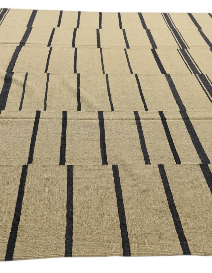 Detail image of  9' 9 x 13'  Hand Woven Kilim Modern Wool Rug