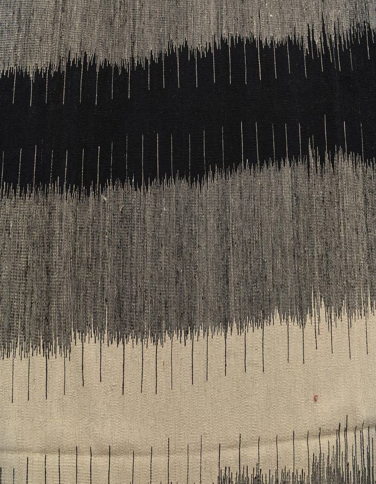 Detail image of  8' 5 x 9' 5  Hand Woven Kilim Modern Wool Rug
