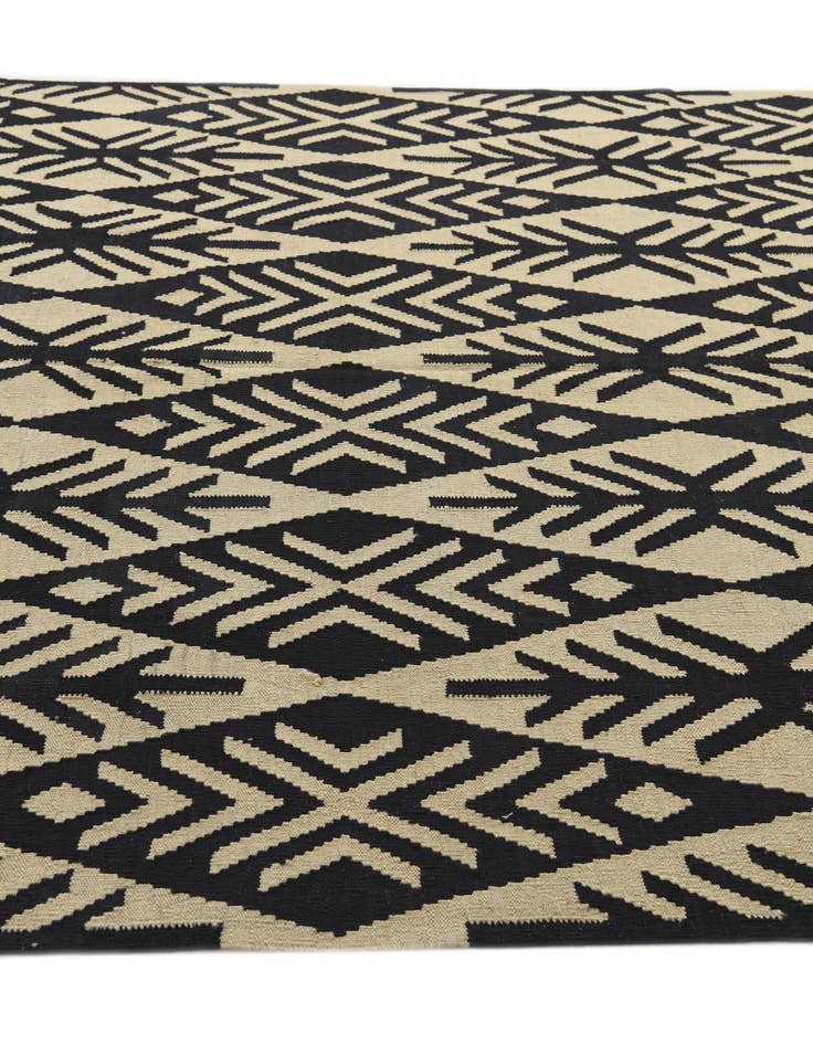 Detail image of  7' x 9' 9  Hand Woven Kilim Modern Wool Rug