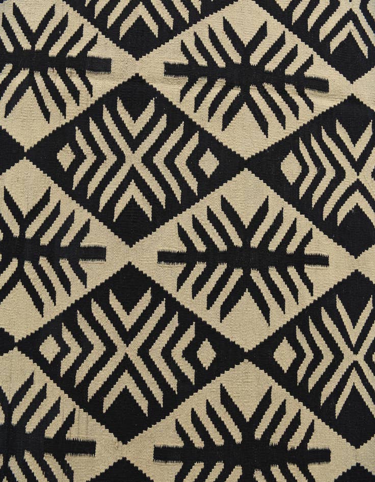 Detail image of  7' x 9' 9  Hand Woven Kilim Modern Wool Rug