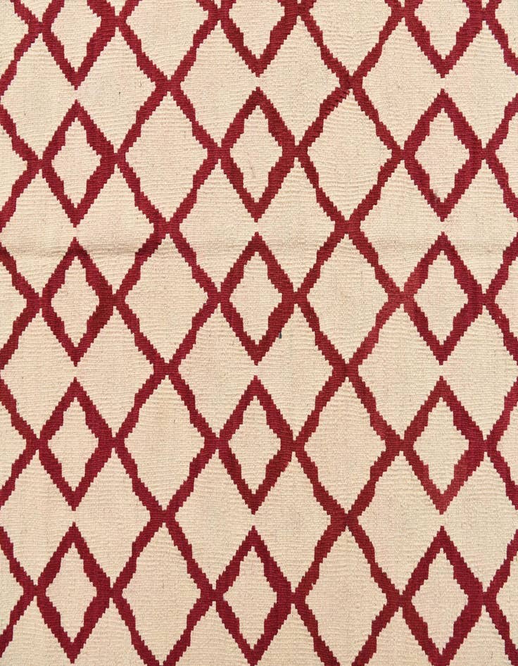 Detail image of  7' x 9' 6  Hand Woven Kilim Modern Wool Rug