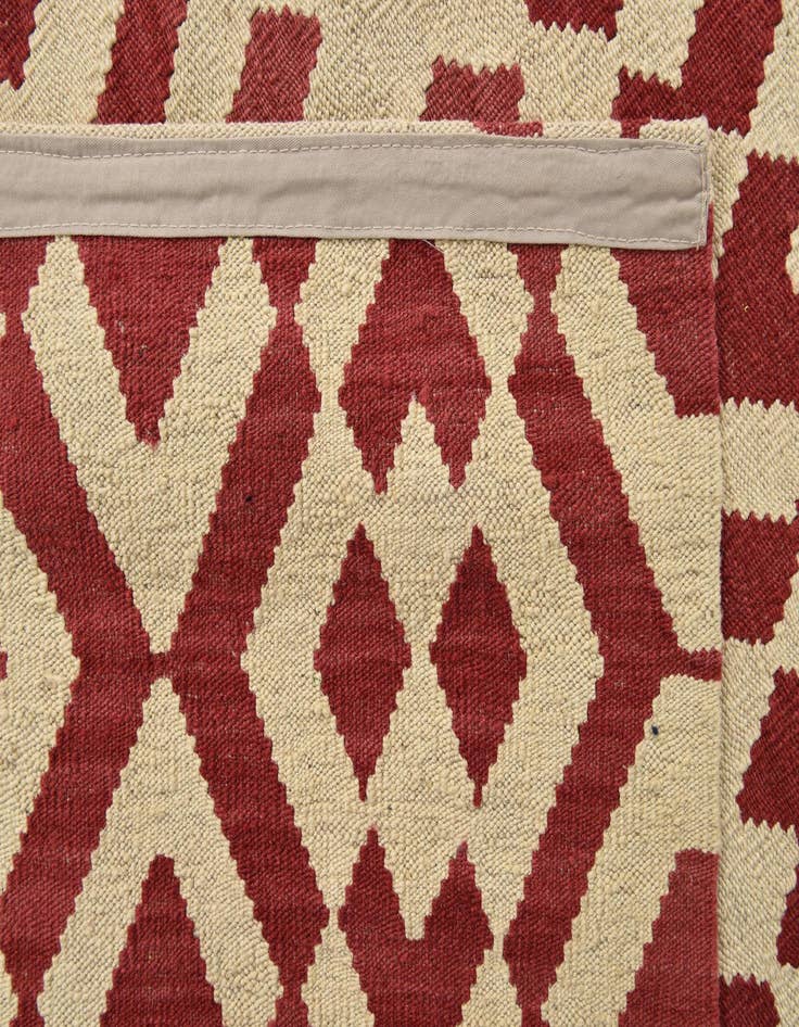Detail image of  6' x 7' 9  Hand Woven Kilim Modern Wool Rug