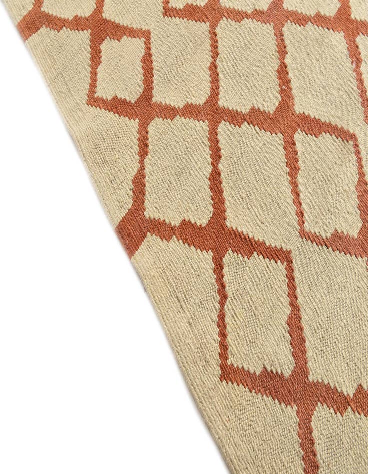 Detail image of  6' 10 x 9' 8  Hand Woven Kilim Modern Wool Rug