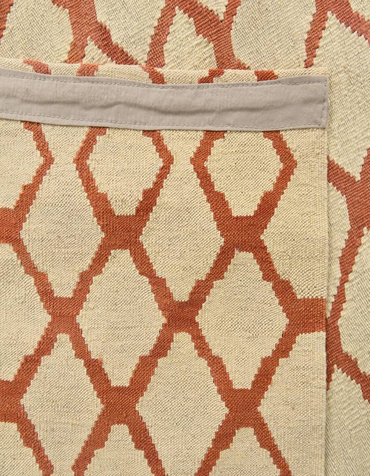 Detail image of  6' 10 x 9' 8  Hand Woven Kilim Modern Wool Rug