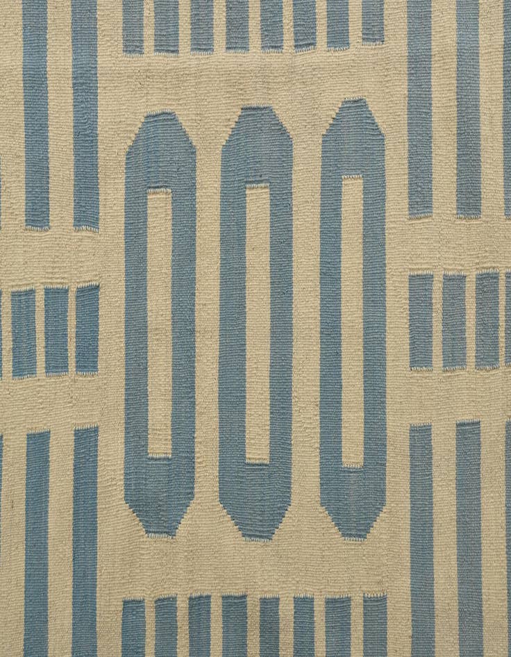Detail image of  5' 7 x 7' 9  Hand Woven Kilim Modern Wool Rug