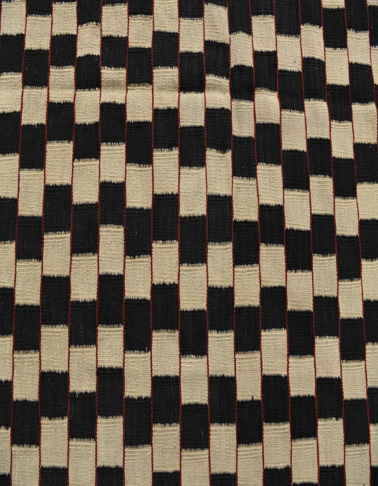 Detail image of  6' 9 x 9' 6  Hand Woven Kilim Modern Wool Rug