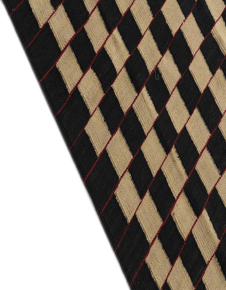 Detail image of  5' 8 x 7' 6  Hand Woven Kilim Modern Wool Rug