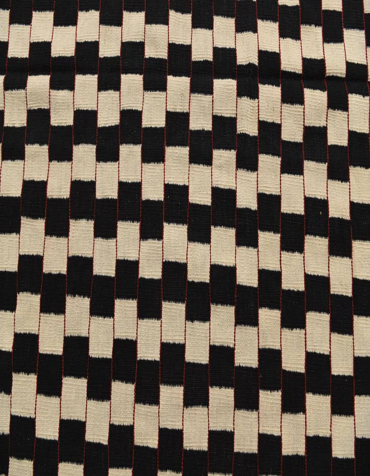 Detail image of  6' 6 x 9' 7  Hand Woven Kilim Modern Wool Rug