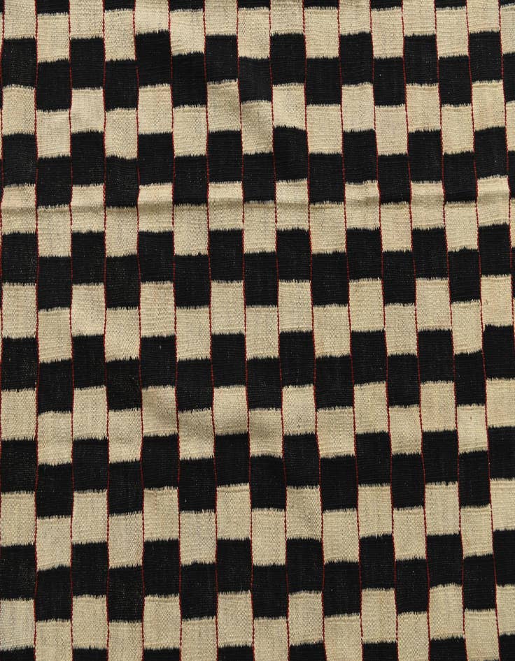 Detail image of  5' 8 x 7' 6  Hand Woven Kilim Modern Wool Rug