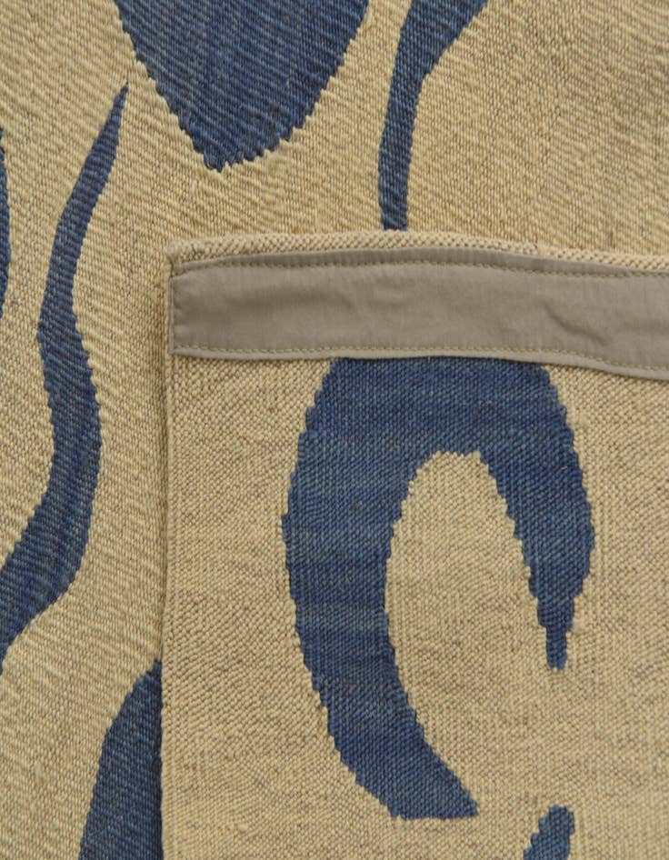 Detail image of  5' x 6' 5  Hand Woven Kilim Modern Wool Rug