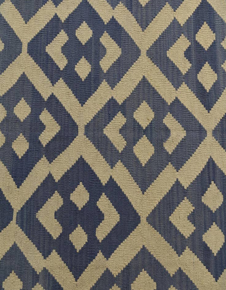 Detail image of  4' 2 x 5' 6  Hand Woven Kilim Modern Wool Rug