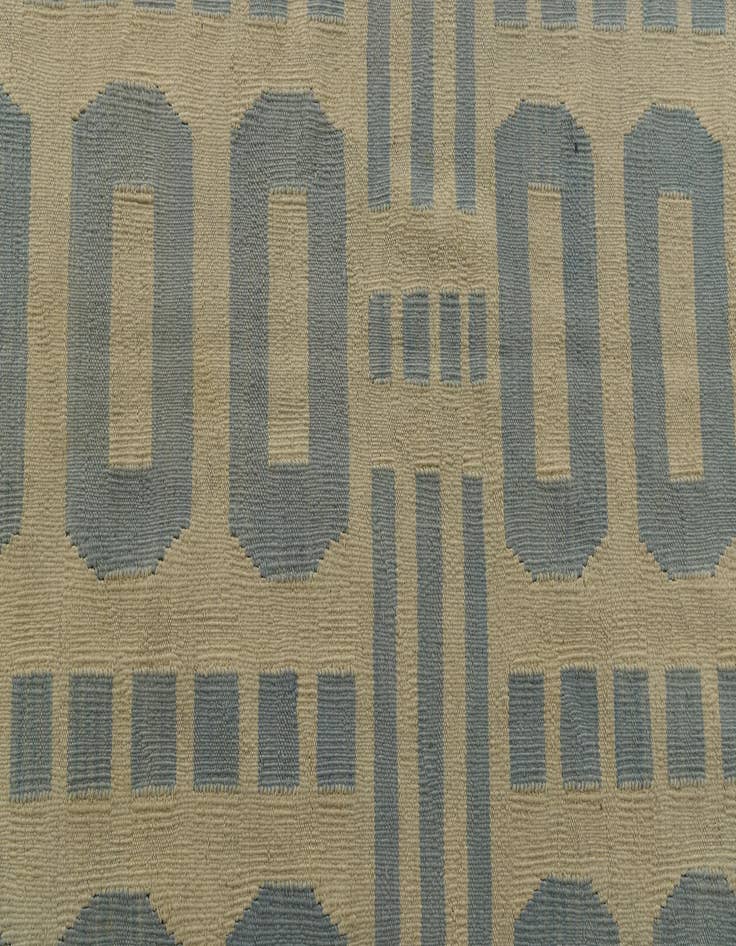 Detail image of  4' 10 x 6' 10  Hand Woven Kilim Modern Wool Rug