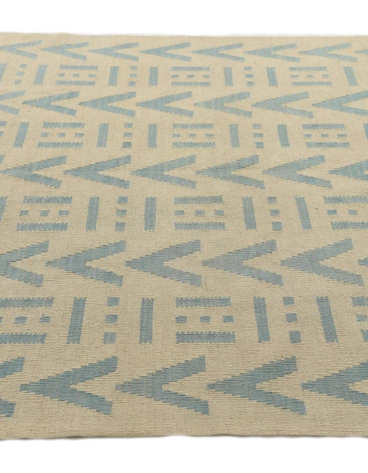 Detail image of  5' x 6' 1  Hand Woven Kilim Modern Wool Rug