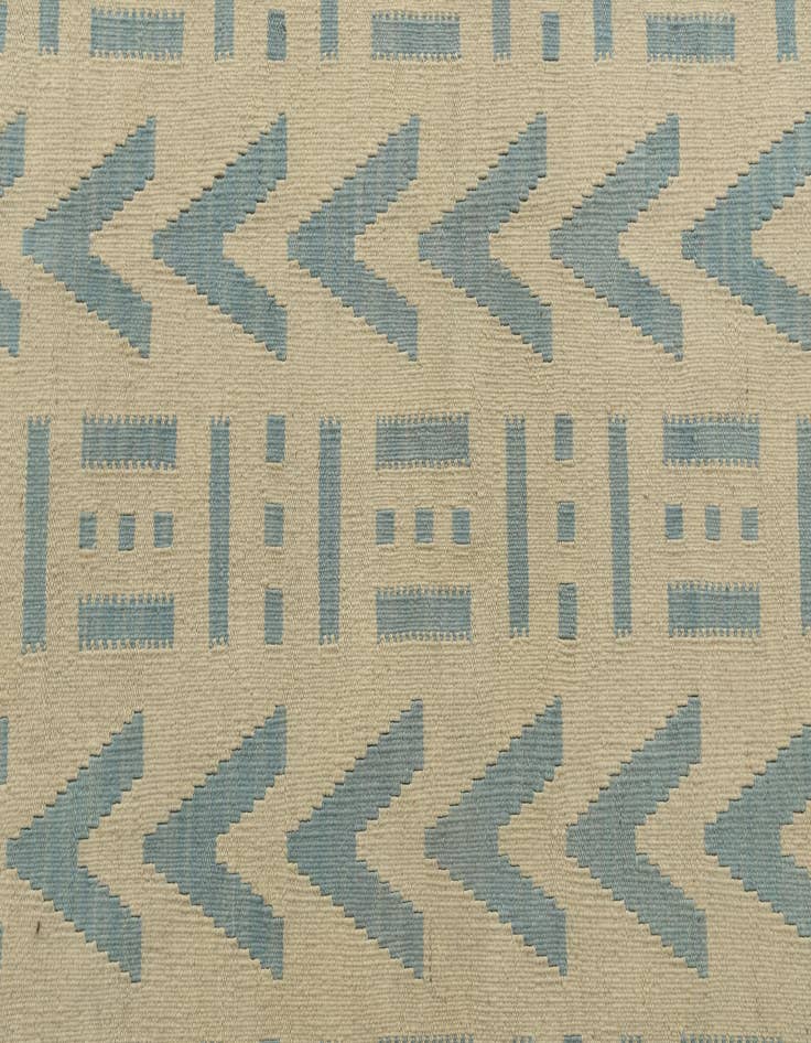 Detail image of  5' x 6' 1  Hand Woven Kilim Modern Wool Rug