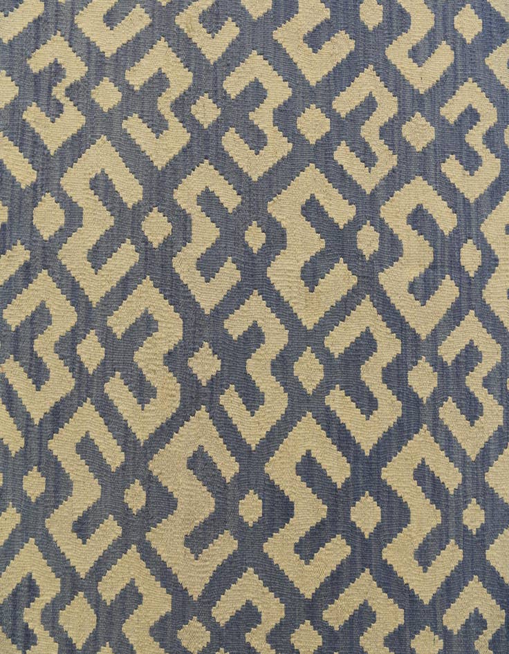 Detail image of  4' 6 x 5' 9  Hand Woven Kilim Modern Wool Rug