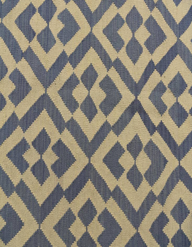 Detail image of  4' 6 x 5' 8  Hand Woven Kilim Modern Wool Rug