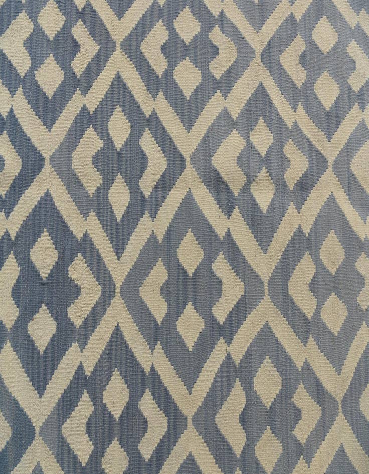Detail image of  4' 6 x 5' 6  Hand Woven Kilim Modern Wool Rug