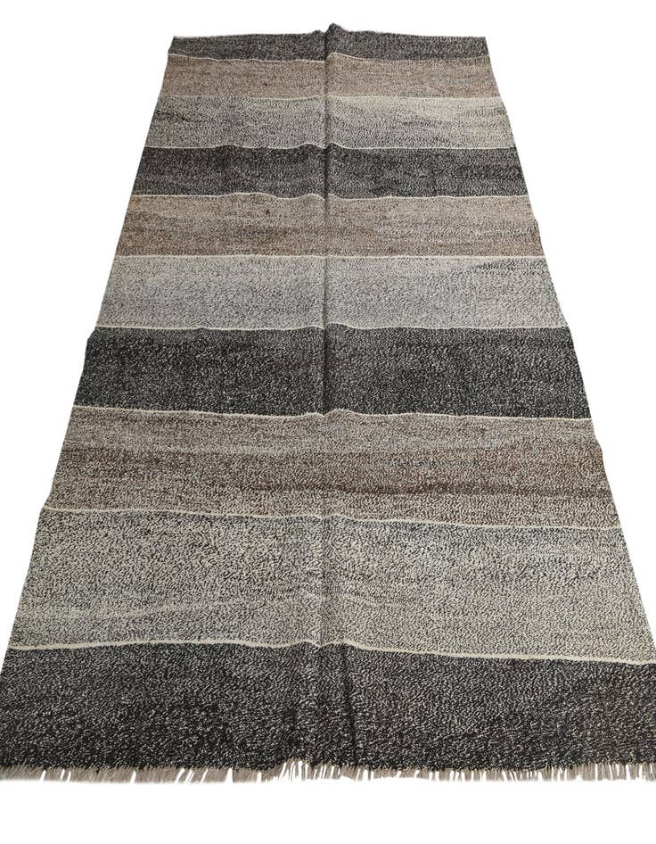 Detail image of  5' 10 x 7' 7  Hand Woven Kilim Modern Wool Rug