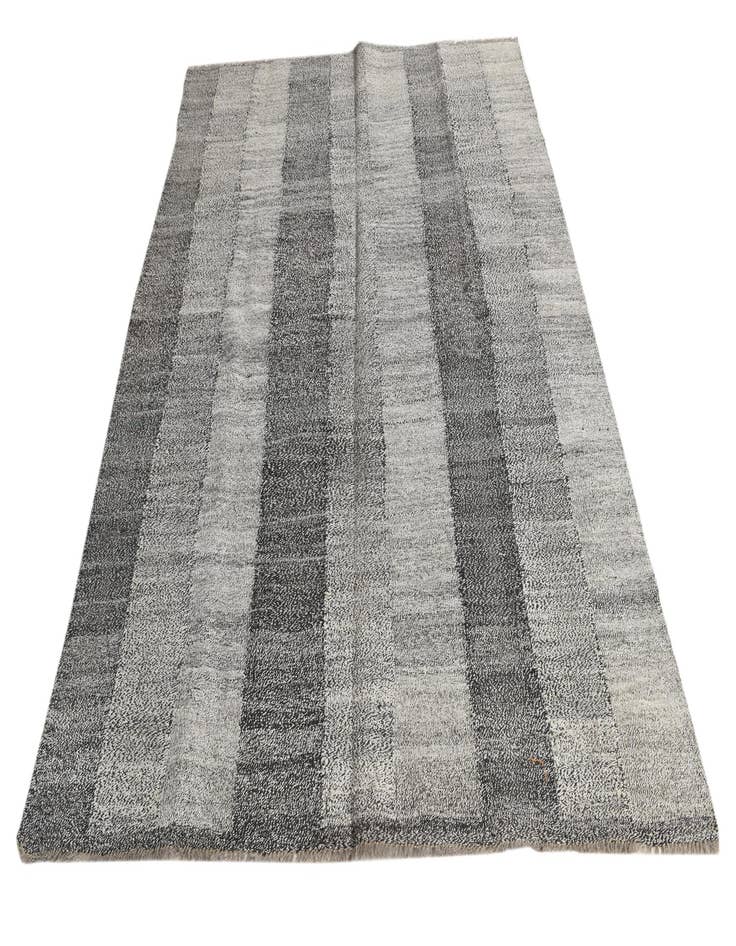 Detail image of  5' 10 x 7' 7  Hand Woven Kilim Modern Wool Rug